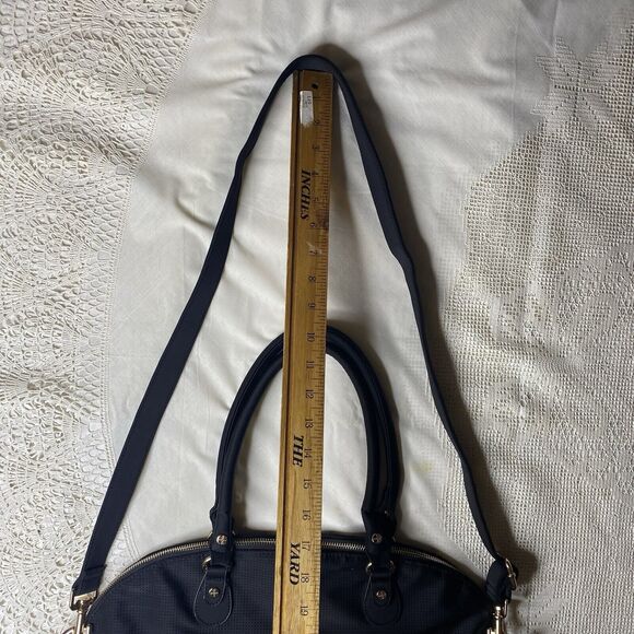 Anthropologie DL + ACTIV Bag Black Gold Zippers Shoulder Crossbody Gym Workout - Picture 15 of 15